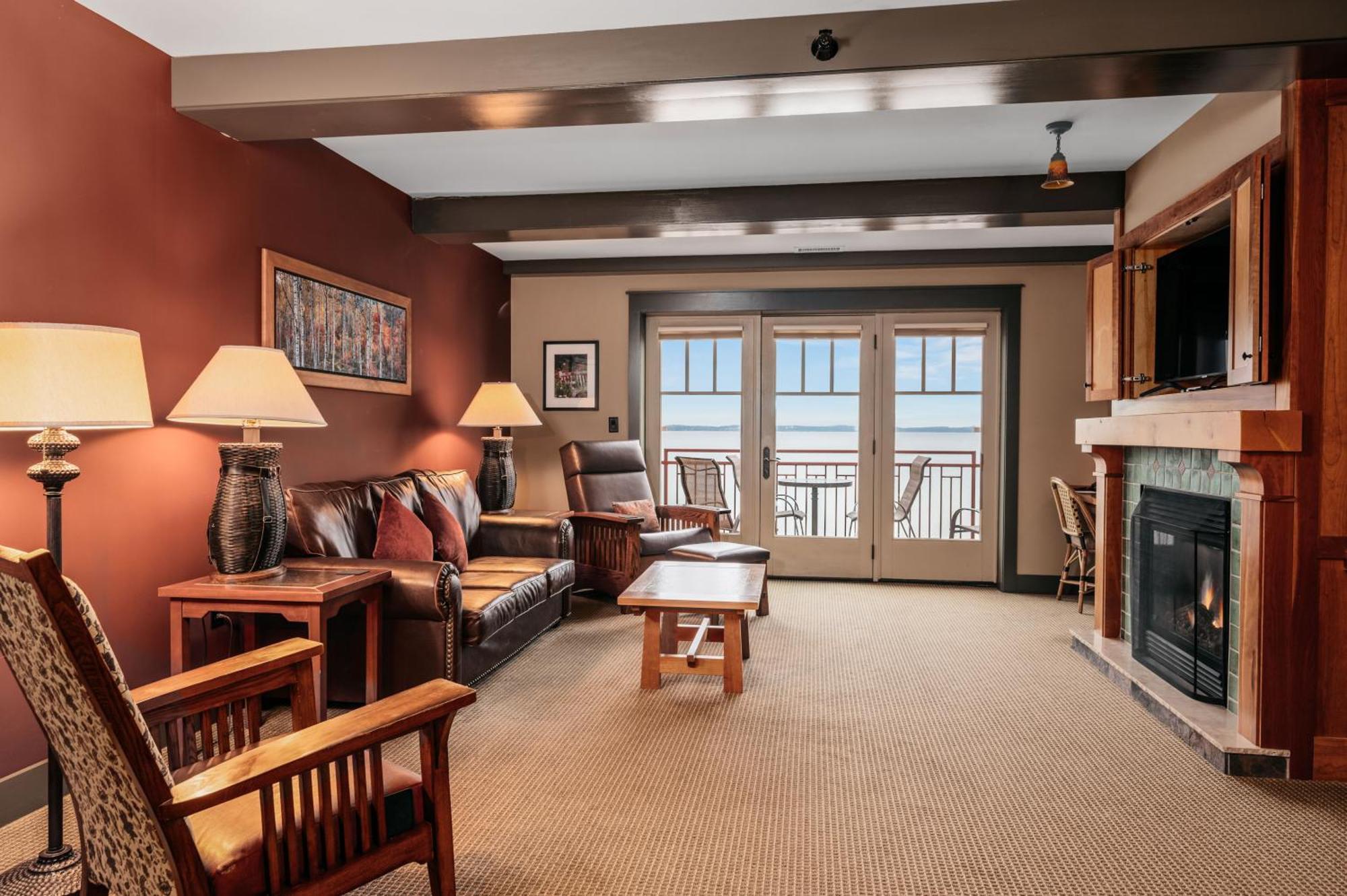 Tamarack Lodge Traverse City Rum bild